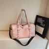 Personality Trend Fashion Travel Bag Men'S And Women'S Versatile Dry And Wet Separation Duffel Bag Texture Commuter Sports Fitness Bag
