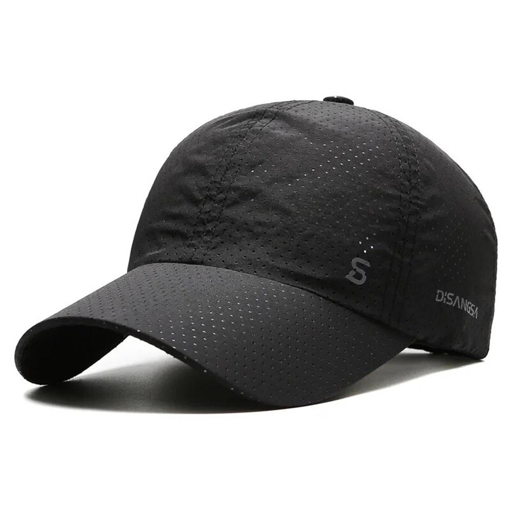 

1pc Original Design Running Cap Thin Quick Drying Breathable Duck Tongue Outdoor Men s Sun Summer Fishing Visor Baseball Cap One Size& 8Y темно-сірий