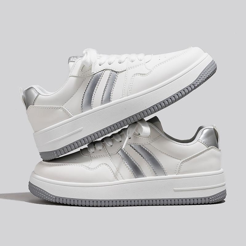 

Popular versatile little white shoes women s spring 2025 new fashion student casual shoes campus sports board shoes tide 40