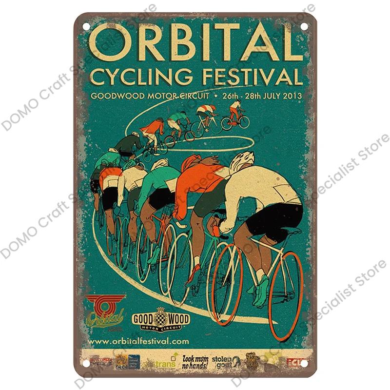 Vintage Bicycle Poster Metal Signs Plaque Retro Bike Cyclocross Metal Plate Tin Sign Garage House Wall Decor 20x30cm