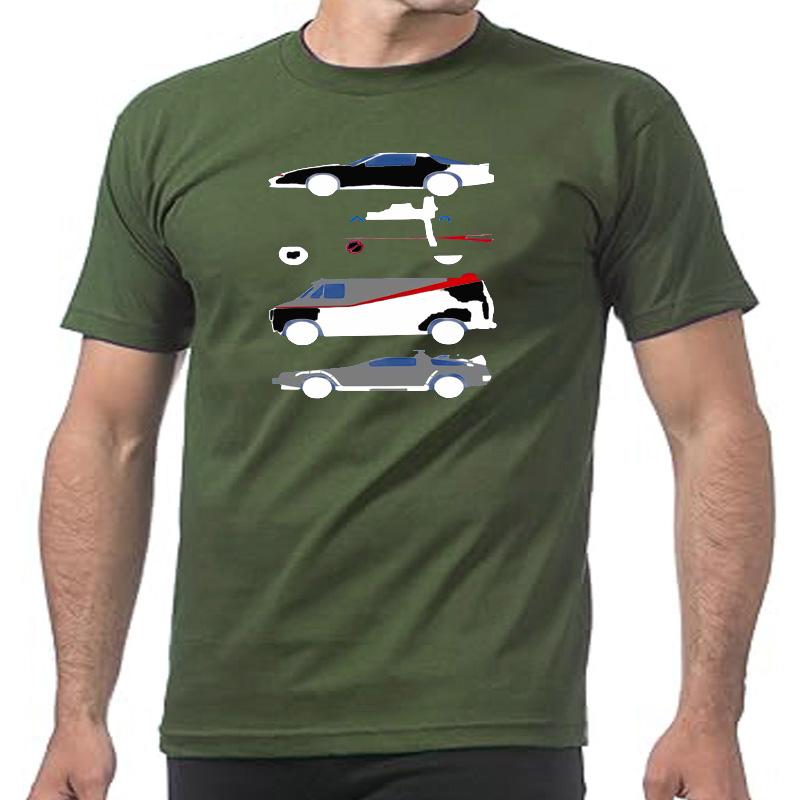 TShirt Unisexs Clothing Unisexs Knight Rider The Car Star anime clothes harajuku Unisexs tshirts Classic Tee Printed 100 Cotton Funny