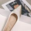 Fashion Ladies Footwear Low Heel Elegant Office Non Slip Women's Flat Shoes Casual Summer 2024 Comfortable Young Social 2025 New In