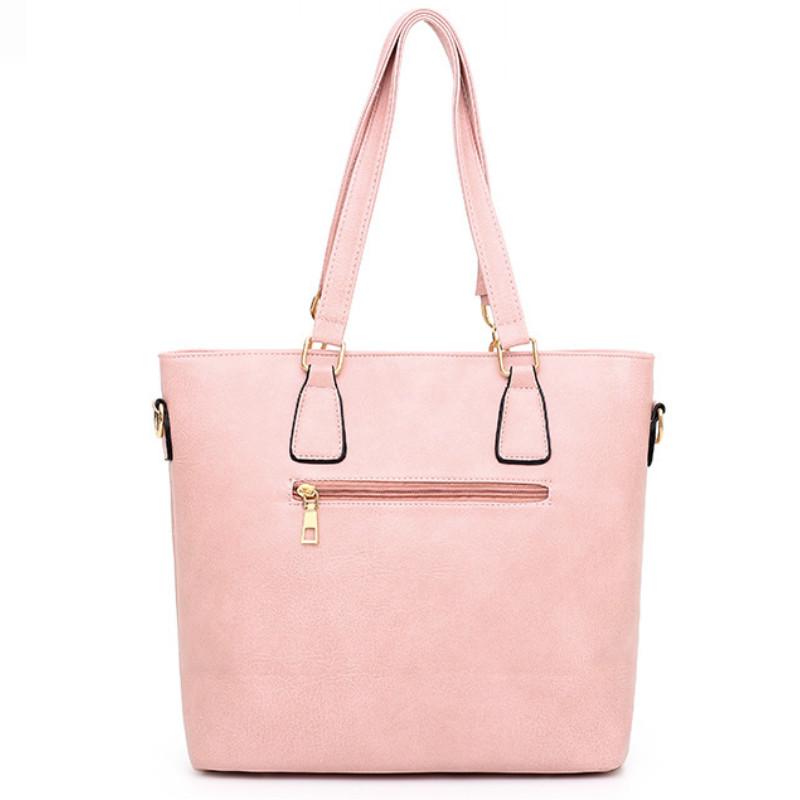 IELGY Damentasche, modische Nähte, vierteiliger Stil, große Handtasche, Umhängetasche