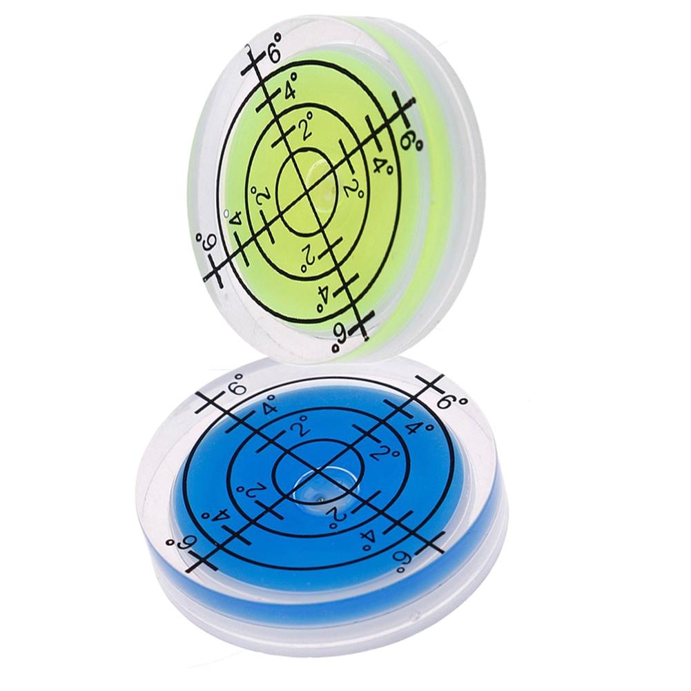 2Pcs 32mm Bubble Level Degree Mark Highly Translucent Measuring Meter