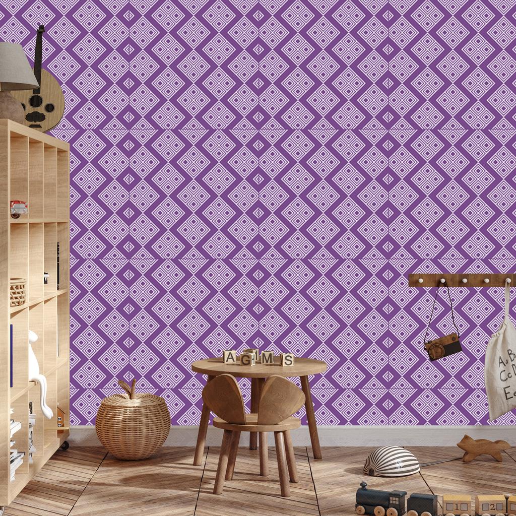 Wallpaper Geometric pattern purple, purple background 50x1000