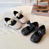 Girls' Princess Leather Shoes - 2025 Spring/Autumn Soft Sole Dance Flats