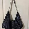 Soft Leather Commuter Tote Bag, Small Single-shoulder Crossbody Bag with Large Capacity