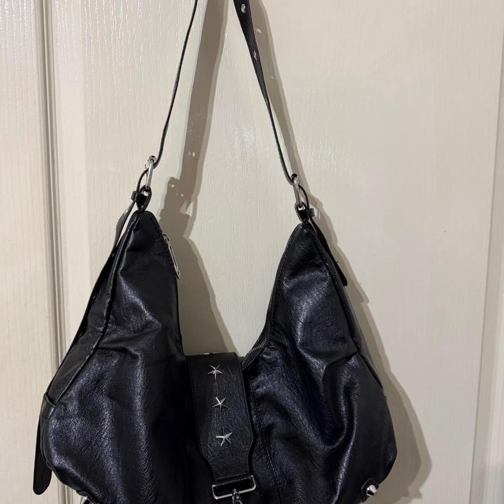 Soft Leather Commuter Tote Bag, Small Single-shoulder Crossbody Bag with Large Capacity