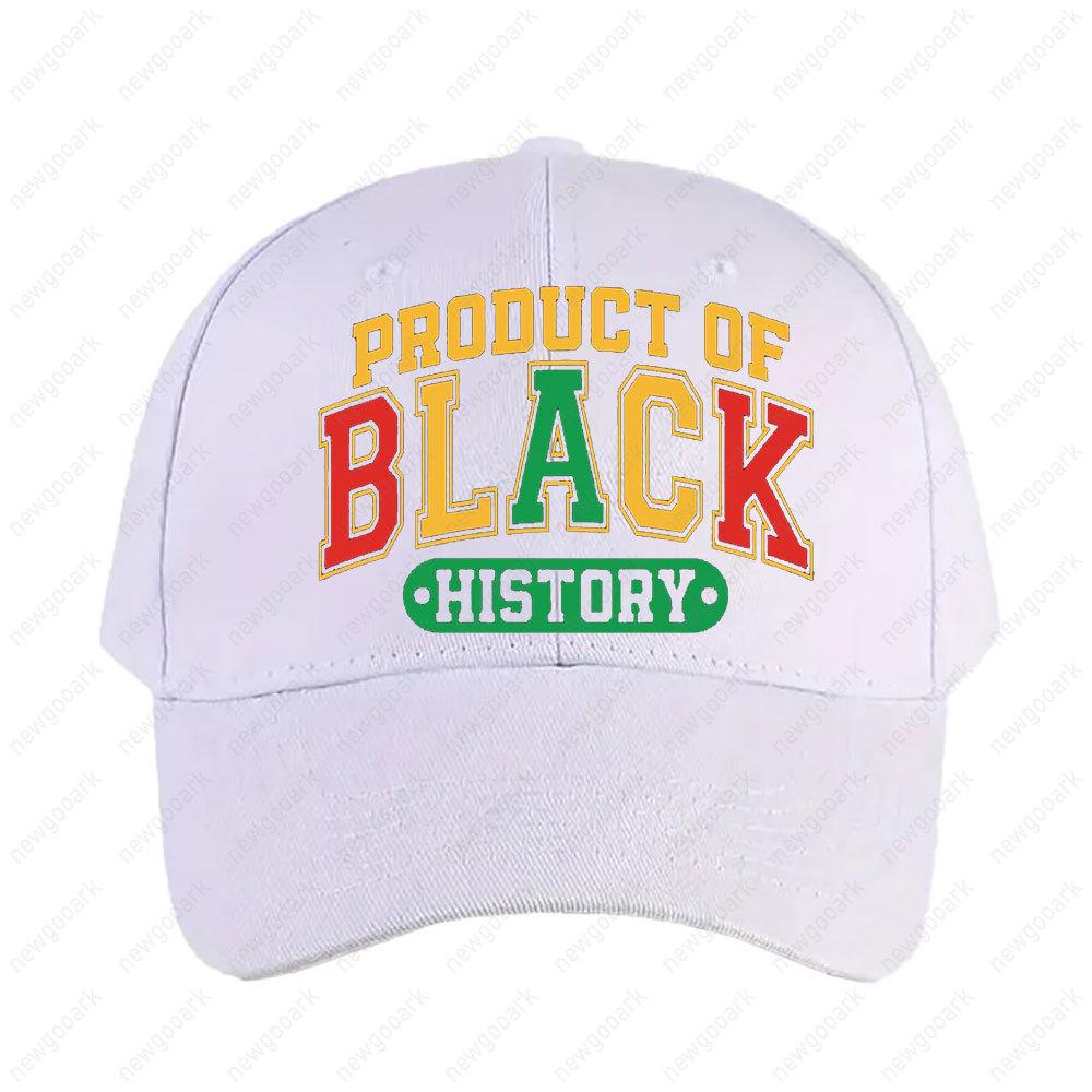 Roduct of Black History Women Unisex Peaked Hat Fashion Casual Adjustable Printed Baseball Caps