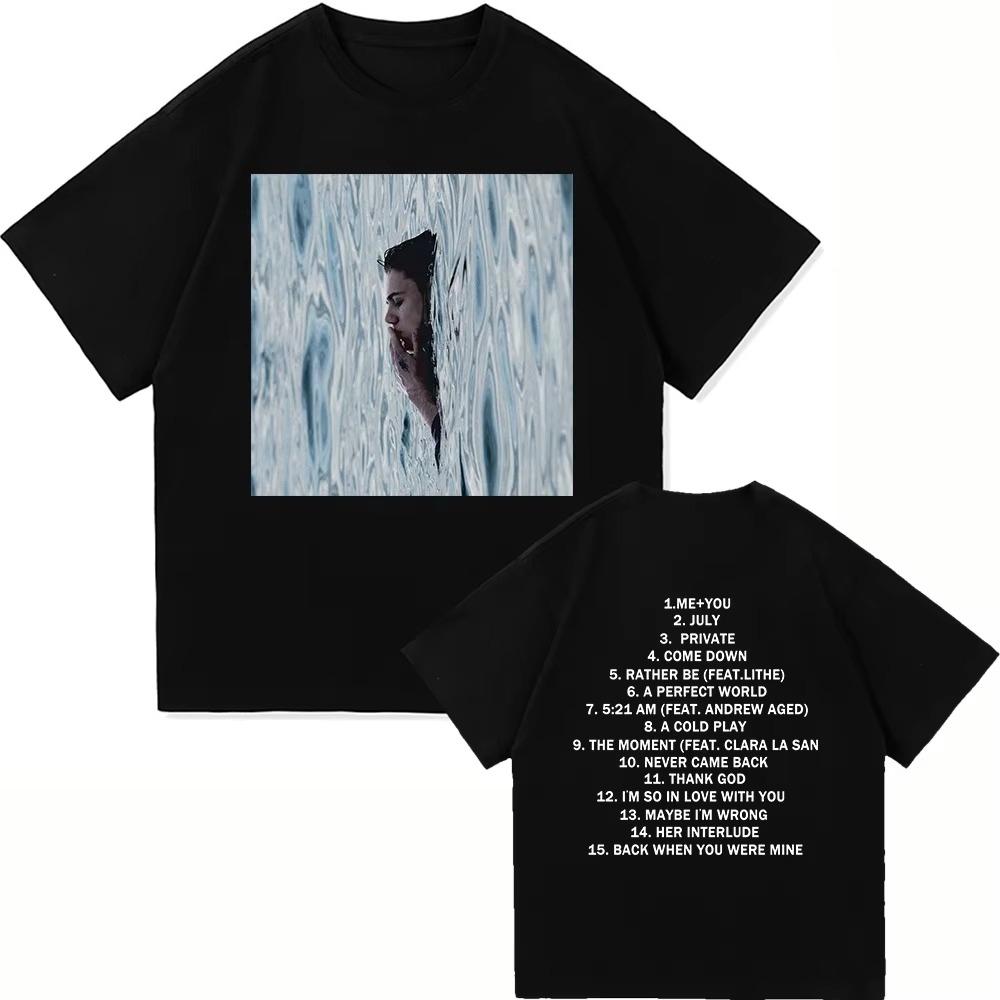 The Kid Laroi Before I Forget Tee Shirt 2026 New Album Menwomen Clothing Harajuku High Quality Tops pure Cotton TShirts Vintage