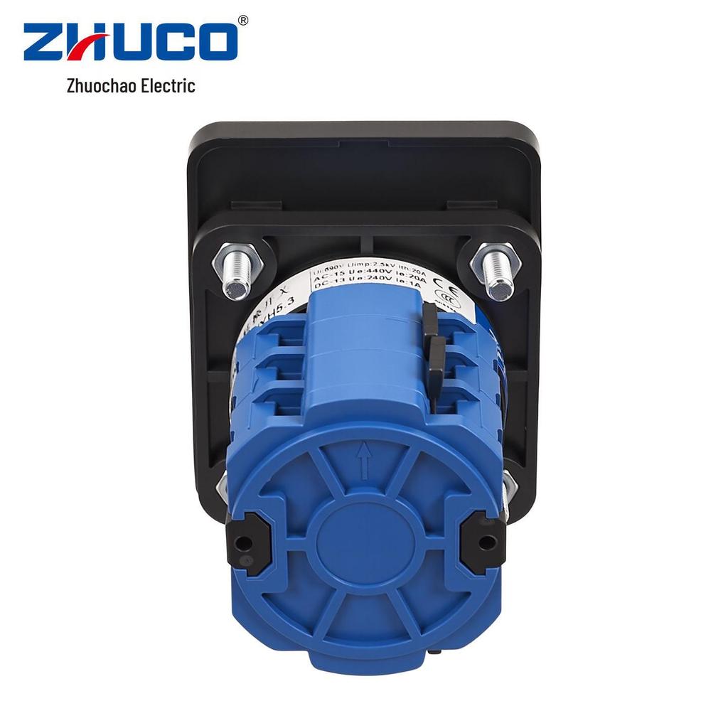 Zhuochao SZW26-20/YH5.3 Round Handle 3-Speed Voltage Conversion Switch
