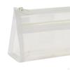 Clear Pencil Case, Pen Bag with Zipper, Transparent Stationery Organizer Holder, Exam