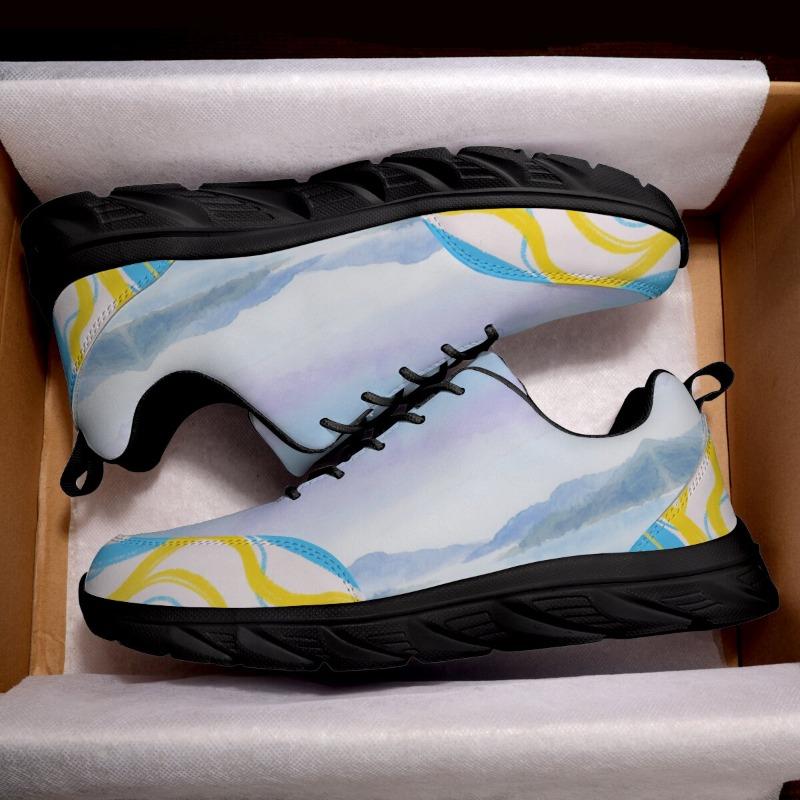 YRZL Durable Sneakers Men Lightweight Comfortable Non Slip Gym Shoes Men Walking Training Casual Sports Shoes Athletic Footwear