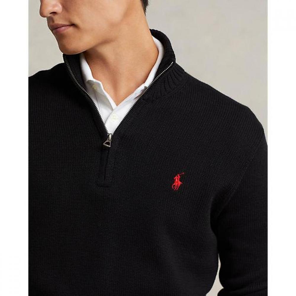 Polo Ralph Lauren Men Cotton Quarter Zip Sweater  Mnposwe16821412001 