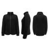 Stand Collar Solid Color Sweatshirt Women Casual Fashion Long Sleeve Zip Up Bubble Fleece Jacket