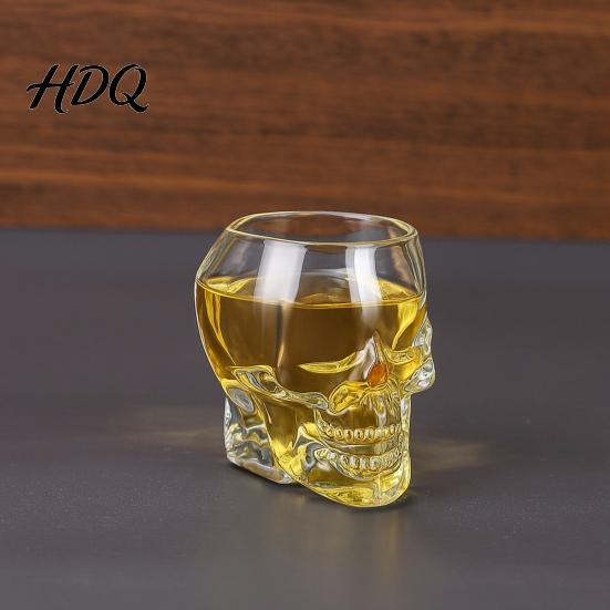 Contenitore per Vino alla Frutta a Forma di Teschio Decanter in Vetro Bottiglia Whiskey Gotica 3D con Tappo Unico Tappo Regalo Dispenser Liquori Novità per