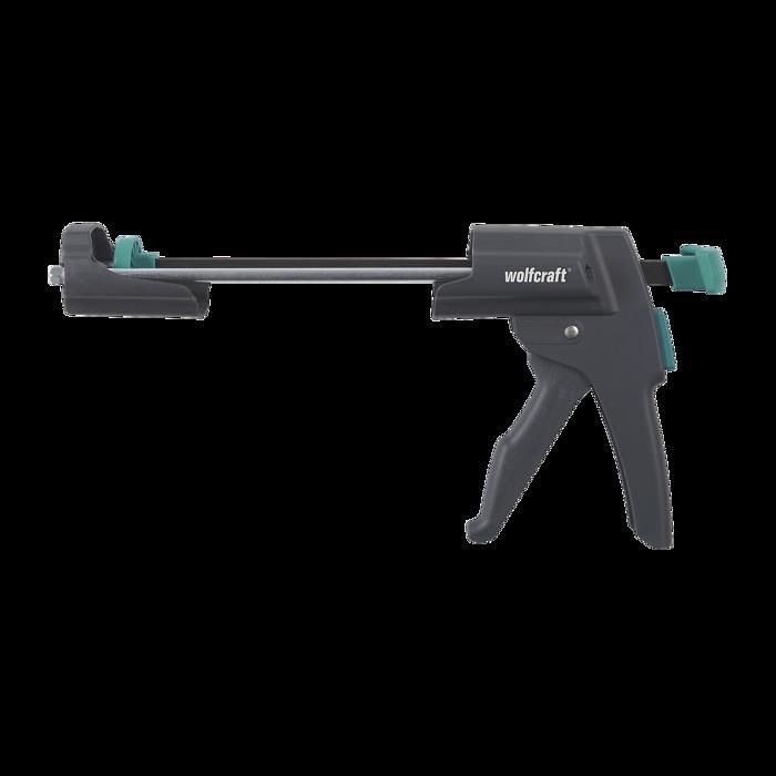 Pistolet À Cartouche Mécanique - Wolfcraft - MG 600 PRO, Pour Pose De Joint Mastic Et Colle - Pression De 280 Kg - 4356000