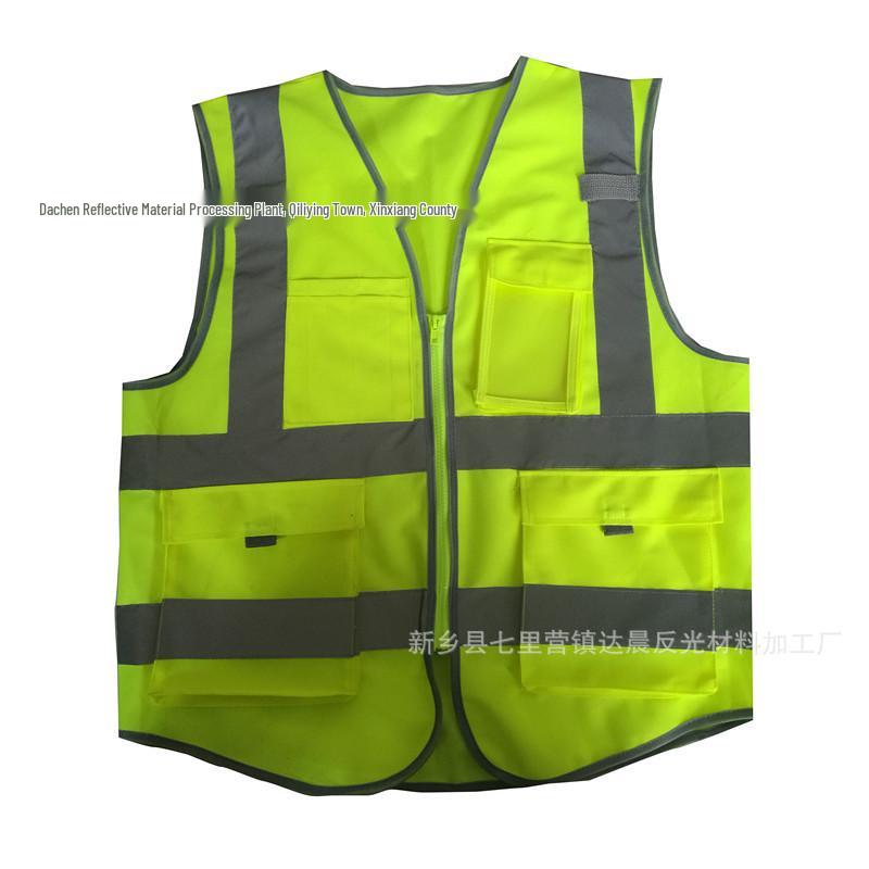 High-Visibility Reflective Safety Vest for Construction, Engineering, and Roadwork