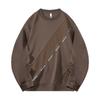 Men's Oversized American Retro Sweatshirt M-8XL - New Round Neck Loose Casual Sports Commuter Long Sleeve