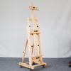 Adjustable Beech Wood Easel: Floor & Tabletop Folding Stand for Sketching & Oil Painting