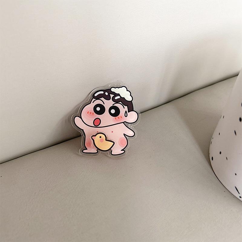 Fun Cartoon Xiaoxin Retractable Lazy Mobile Phone Airbag Bracket Back Sticker Portable Desktop Watching Drama