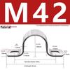 Galvanized U-Shaped Saddle Clamp for Pipes and Hoses