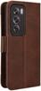 Flip Case for Oppo Reno 12 Pro, Card Slot, Brown