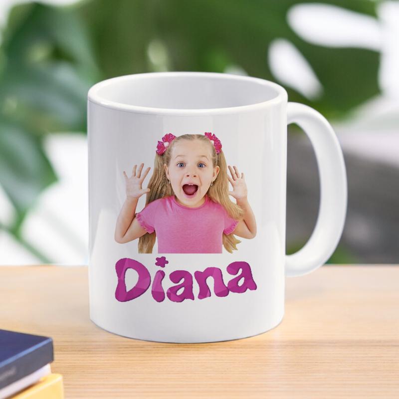 Tazza da Caffè Kids Diana And Roma Show Design Creativo Tazza in Ceramica Tazza per Acqua Latte Amici Ragazze Ragazzi Regalo per Bambini 11oz