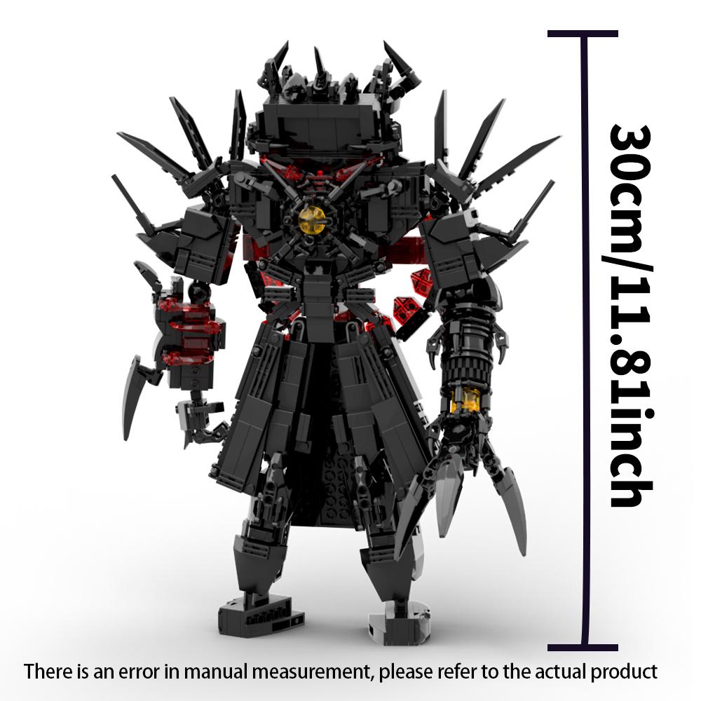 MOC Latest Version Skibidi Toilet Builing Blocks Action Figure Titan Speakerman Clock Cameraman Bricks for Birthday Xmas Gifts