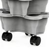 Stackable Planter Vertical Stackable Weatherproof 4/5 tier Indoor Outdoor Vegetable Pots for Yard Farm Patio Balcony Lawn Home