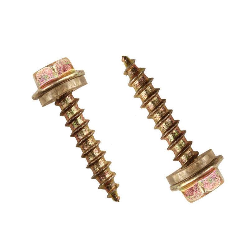 Hex Head Self-Tapping Wood Screw with Flange Face M5/M6