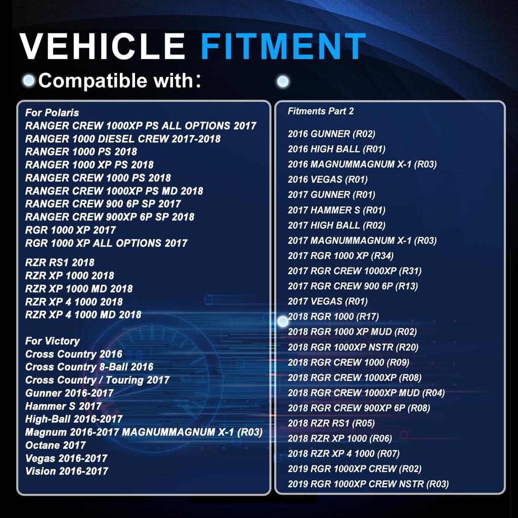 4011853 O2 Sensor Oxygen Sensor Lambda Sensor Compatible with Polaris Ranger 2017-2018 LSF 4.2, Ranger 1000 Crew XP 17-18, RZR RS1 XP 1000 XP 4