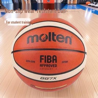 Mooten Anti-Rutsch Abriebfester Basketball - Größen 5, 6, 7 für Jugendliche und Erwachsene, Outdoor & Wettkampf Trainingsball