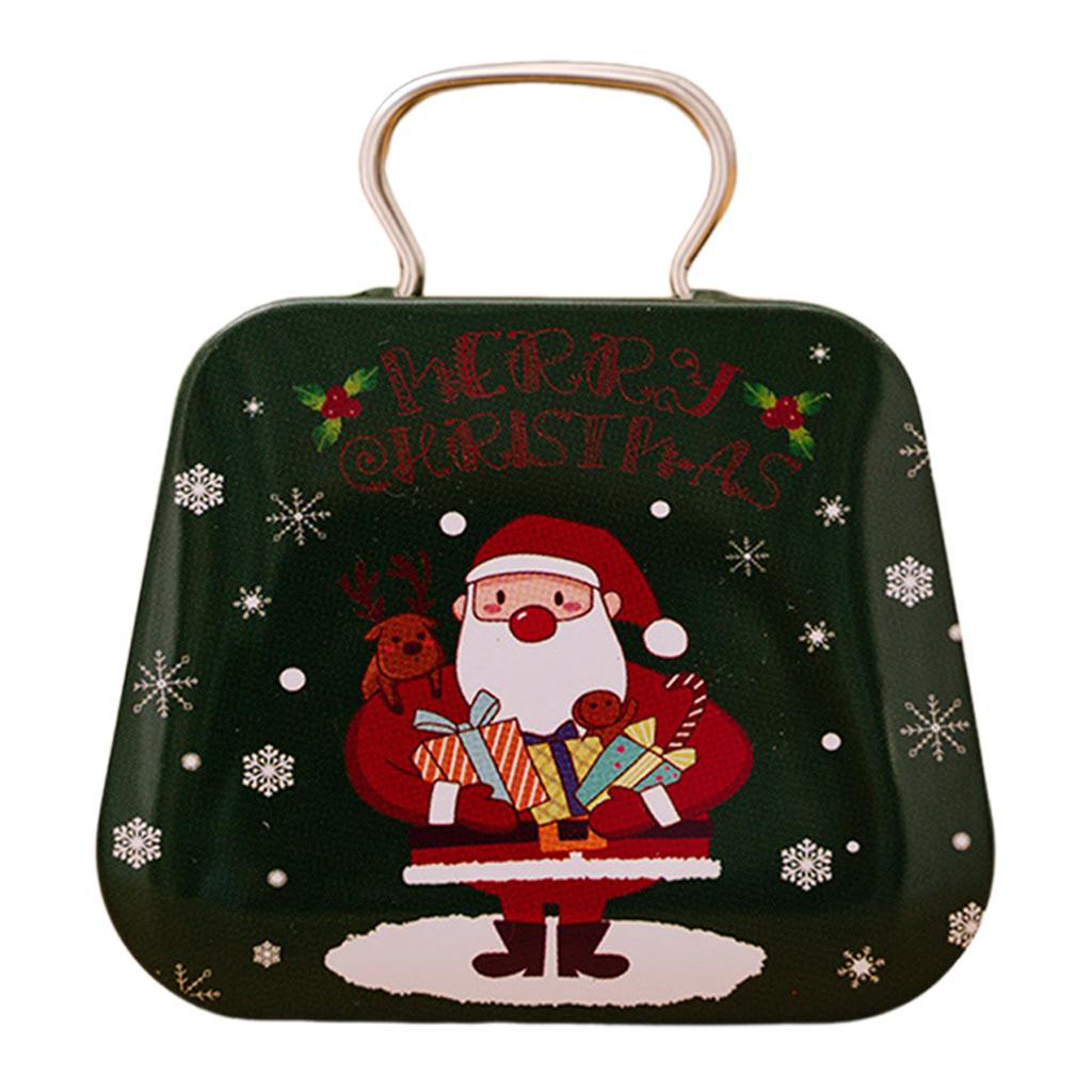 Mini Handheld Candy Storage Box,Cartoon Tinplate Suger Case for Christmas Decorations, Multipurpose Colorful Sealed Jar for Gift