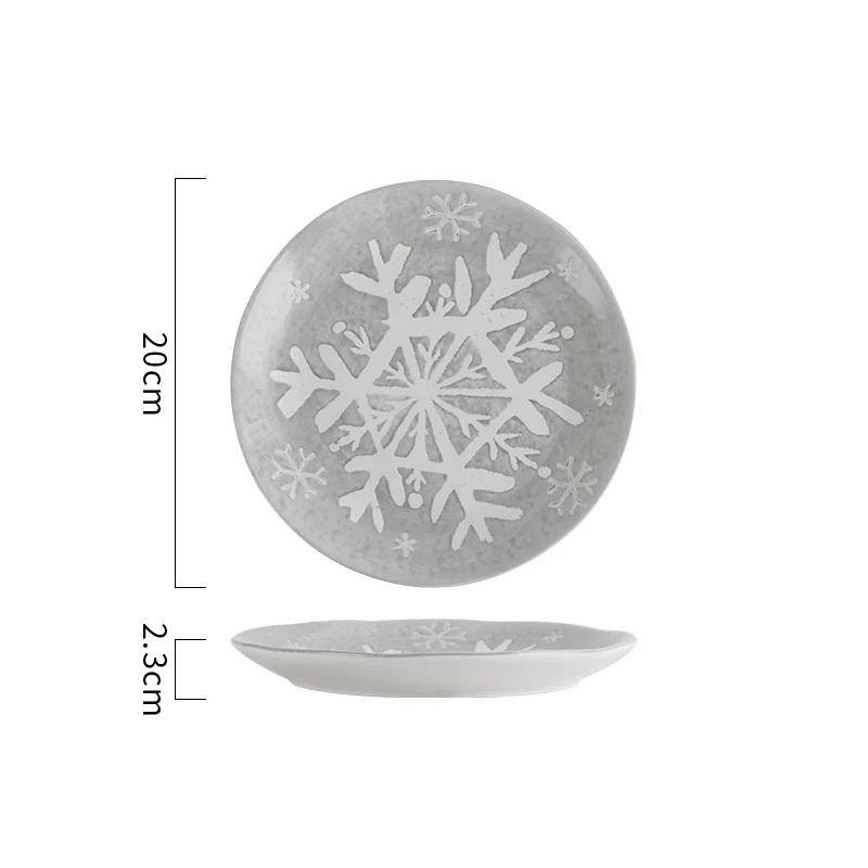 

Креативные рельефные керамические тарелки, легкие, роскошные, для ресторана, суши, фруктов, вкусные домашние блюда, обеденная тарелка, изысканная посуда