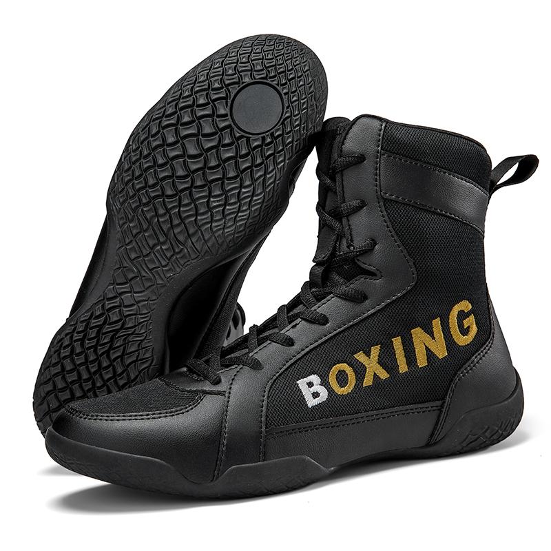 Zapatos de Boxeo para Hombre Marca Exterior Profesional Gimnasio Clásico Entrenamiento de Lucha Zapatillas Originales Casual Fitness Deportes Botas de Boxeo