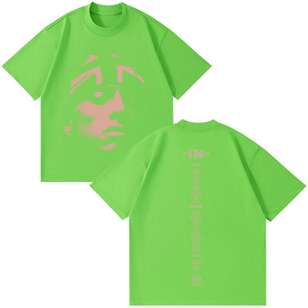 Rapper Central Cee CAN'T RUSH GREATNESS World Tour 2025 T-shirt Men Women Fashion Hip Hop Short Sleeve Oversized T Shirts Tops