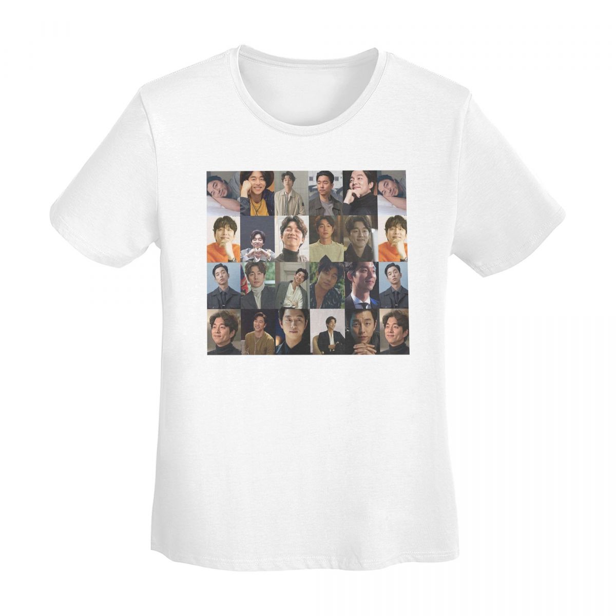 

Gong Yoo 1 TShirt Women Short Sleeve T Shirts Crew Neck Clothes Cotton Summer Tees Streetwear S