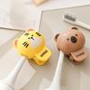 1/4 Pcs Animals Toothbrush Head Cover Clips Capibara Portable Electric Toothbrush Dustproof Head Protector Cap Household Travel