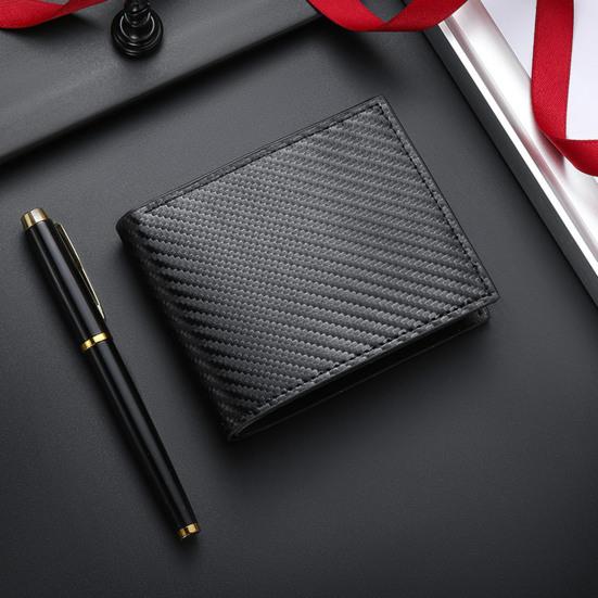 Men Card Wallet Bifold Slim Wallet Minimalist Short Wallet Pocket Card Holder Gift for Father Husband Boyfriend