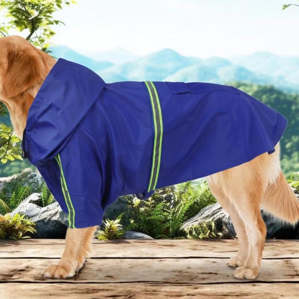 Adjustable Rain Coat High-Visibility Pet Coat Pet Supplies Pet Rain Jacket  Summer