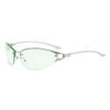 Women's Y2K Cat-Eye Metal Sunglasses - High-End Luxury, European & American Street Style Sun Protection Glasses