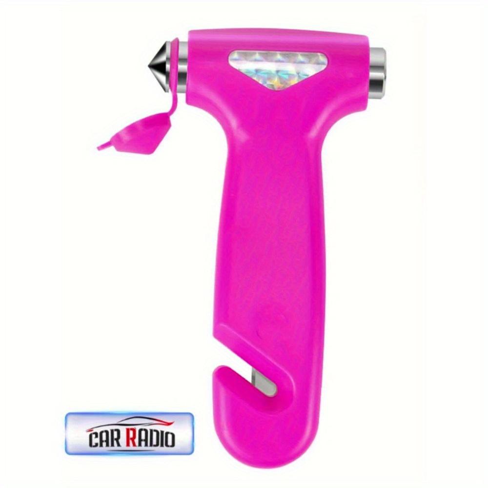 Car Mounted Safety Hammer, Window Breaking Self Driving Emergency Tool, Cutting Knife, 2-in-1 Solid Fire Escape Safety Hammer