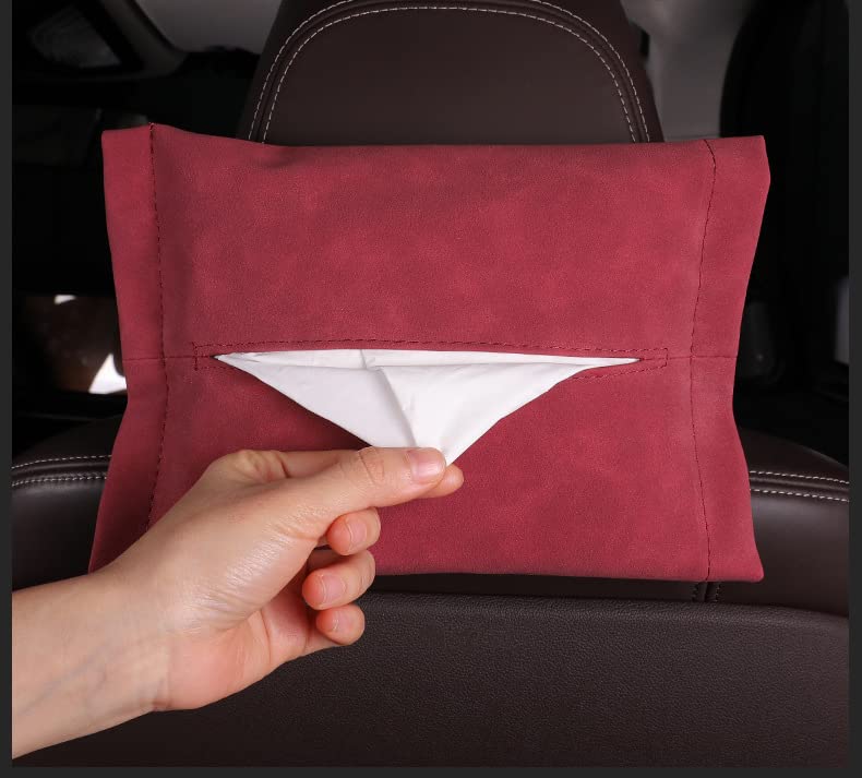 Alcantara Tissue Sun Visor Tissue Car Interior High Easy Wall Mount Solid Case, Holder, Accessory, Storage, Quality, Installation, (Black, Color)