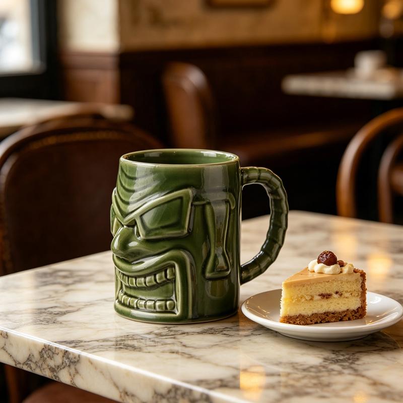 Easter Island Tiki Mugs Creative Ceramic Cocktail Cup Drinkware Hawaiian Style Decorative Cups The Best Gifts To Give To Friends