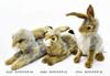 HANSA HANSA Rabbit 23cm BH3754 Black-tailed No.3754