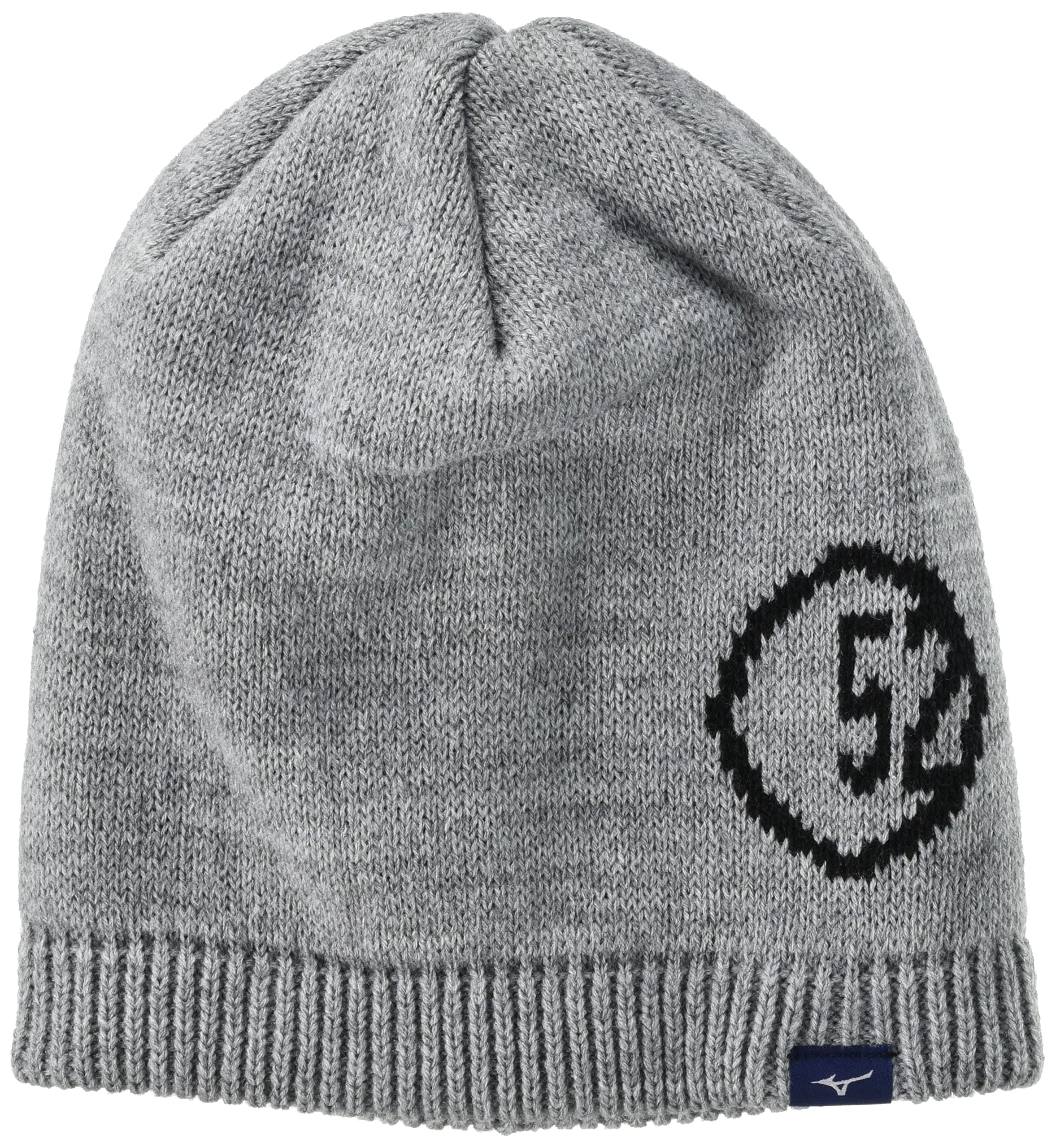 

Шапка одинарной вязки MIZUNO Breath Thermo с логотипом 52, Вересково-серый, Свободный размер (55–59 см)