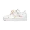 Air Force 1 Slip Resistant Abrasion Resistant Low Top Skateboard Shoes Women's White Pink FV3654-111(Team74-)