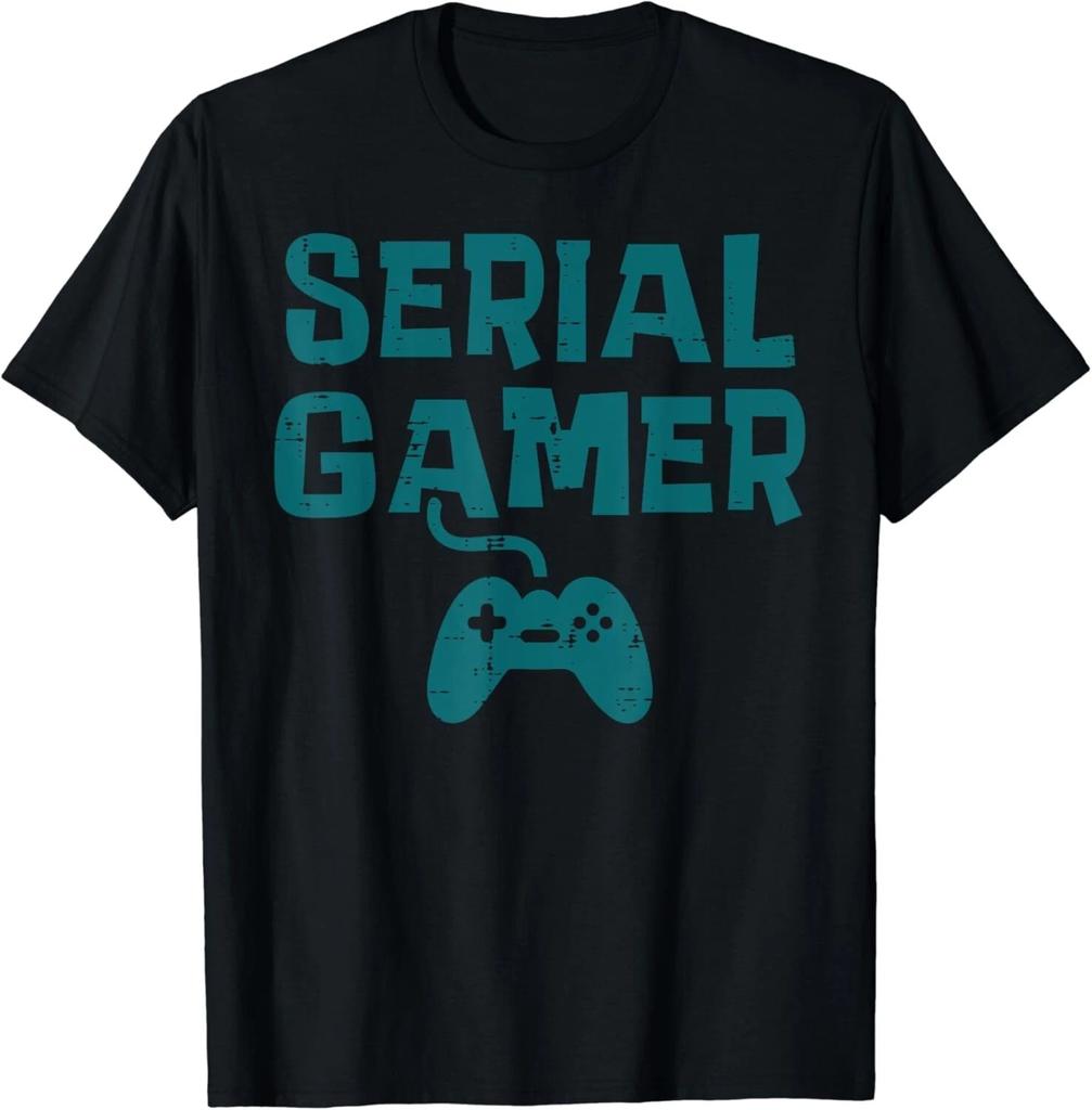 Serial Gamer Controller Fun Gaming Video Game Lover Boys Men Gift Unisex T-Shirt