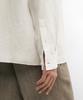 Masimodutti 100% Linen Stand Collar Shirt